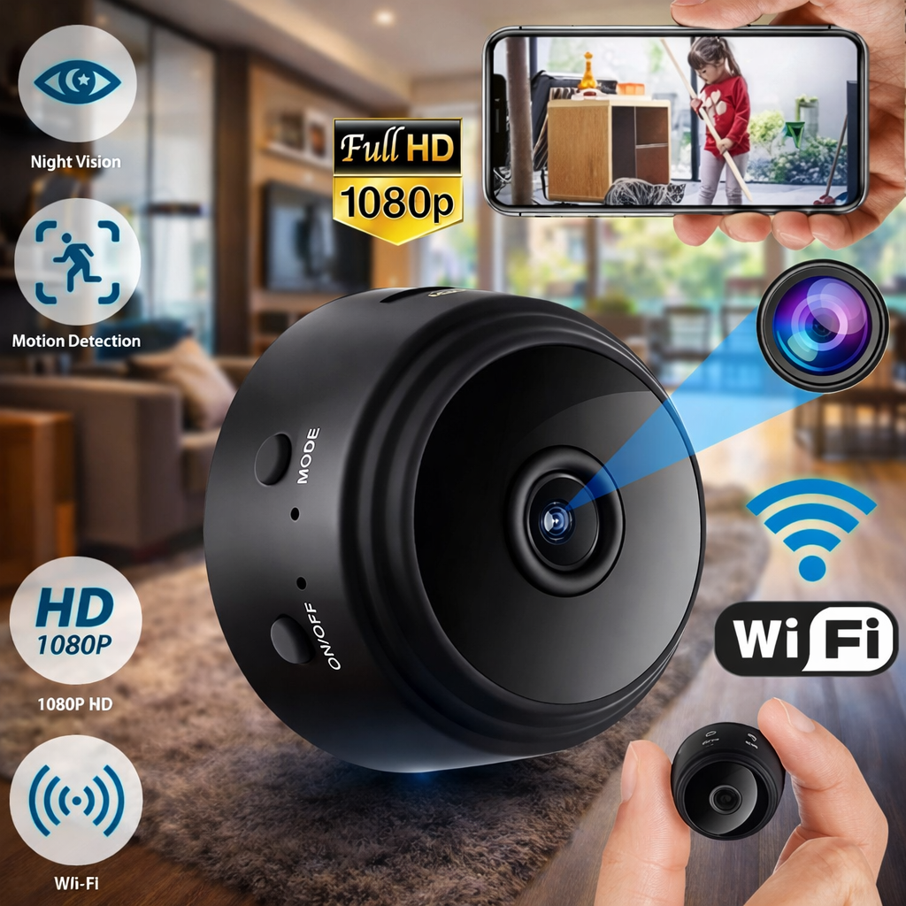 CÁMARA ESPÍA IP CON MICRÓFONO 24/7 2X1